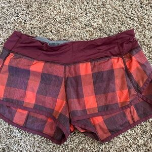 Lululemon speed shorts